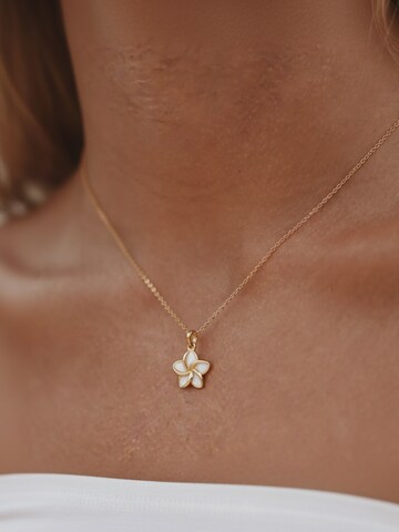 Einzelstück Necklace 'Frangipani' in Gold