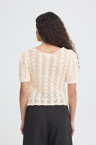 ICHI - Blusa 'IHDAFFIE' en beige