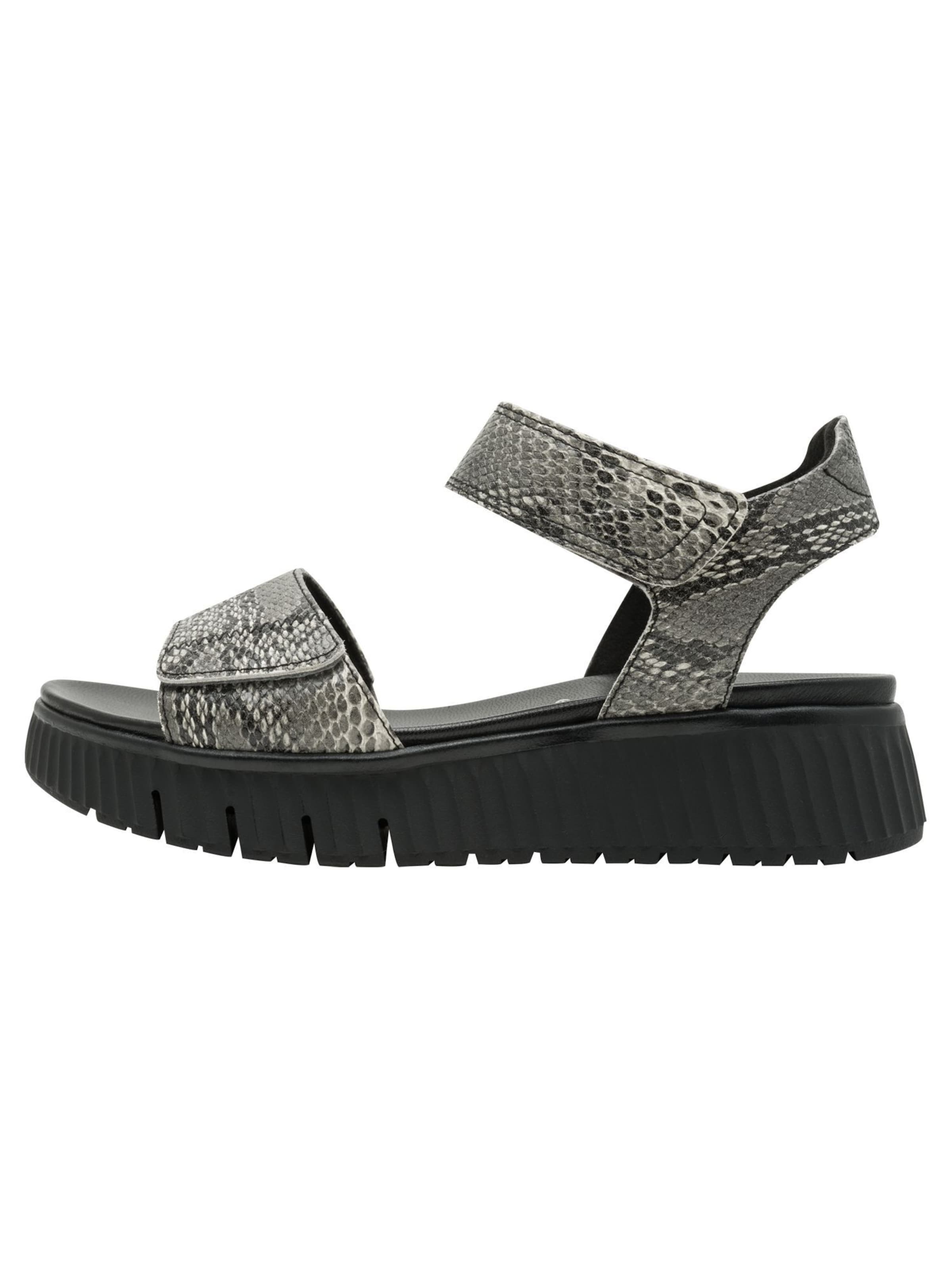 Tamaris Wide Fit Sandals in Grey
