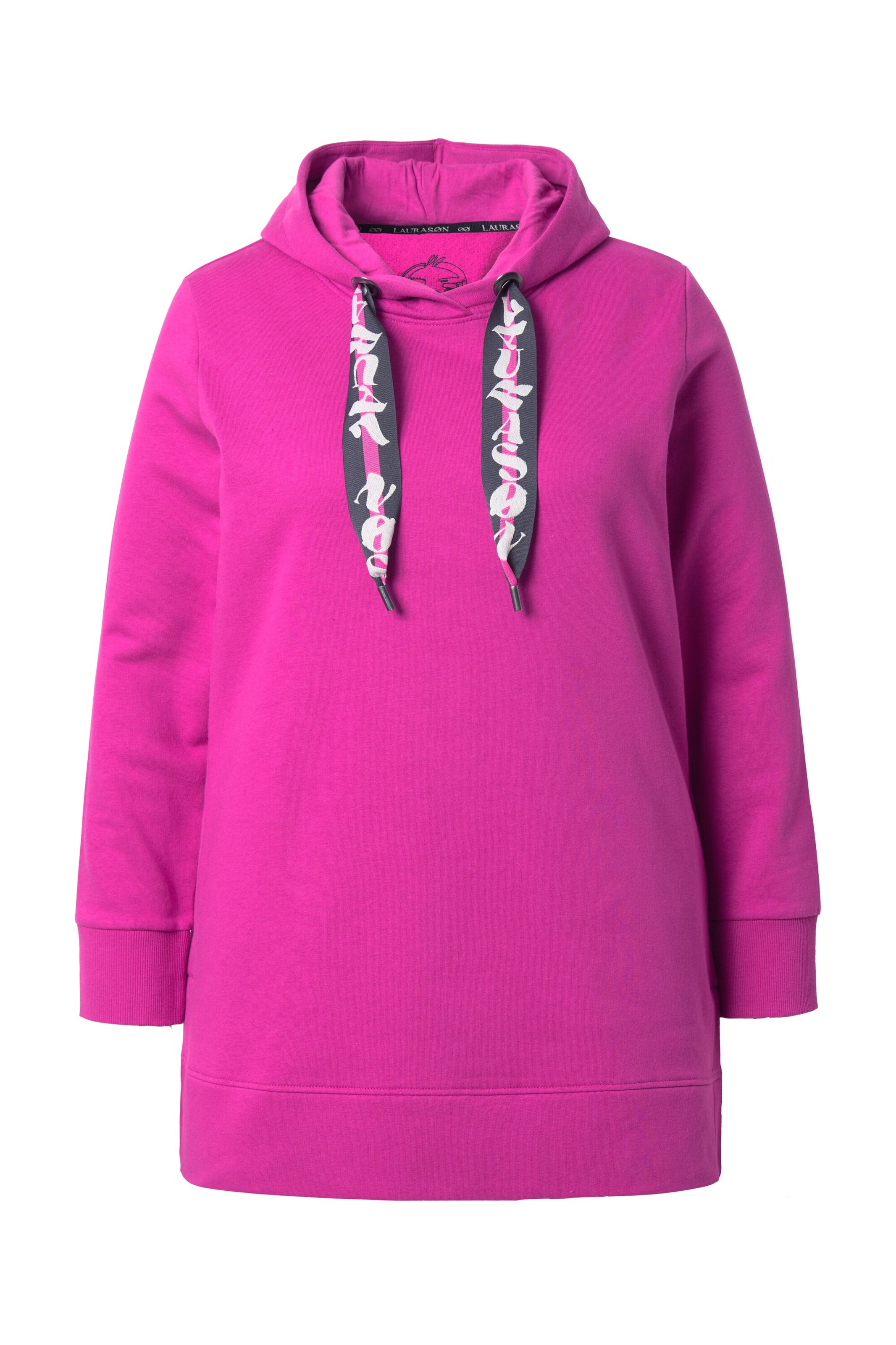 LAURASØN Sweatshirt in Orchid / Black / White, Item view