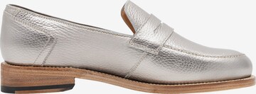 Henry Stevens Classic Flats 'Lee' in Silver