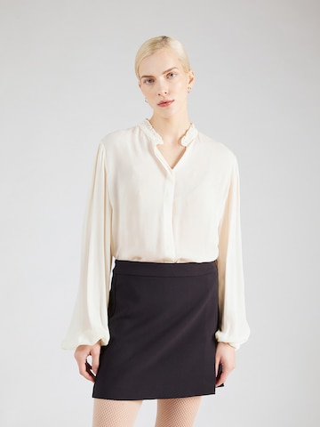 UNITED COLORS OF BENETTON Blouse in Beige: voorkant