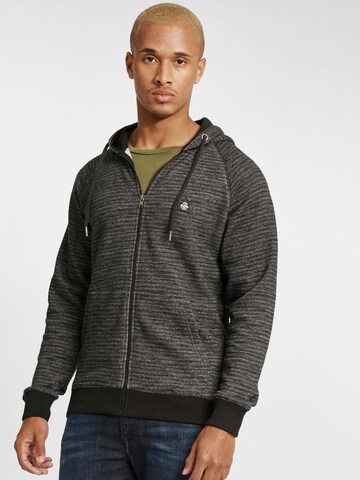 BLEND Sweatjacke ' Nuka ' in Grau: Vorderseite
