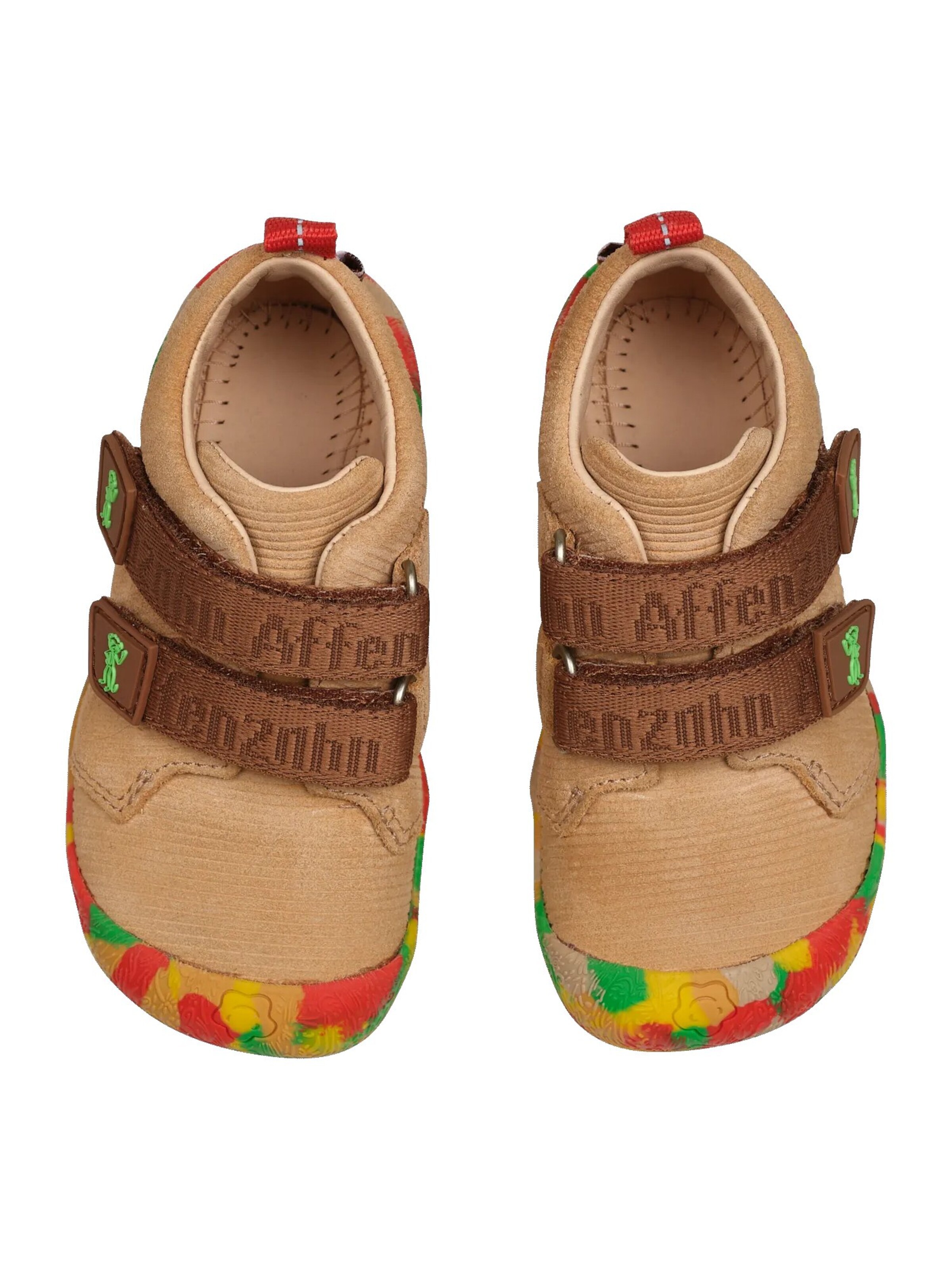 Affenzahn First-Step Shoes 'Lauflernschuh Leder Walky' in Beige