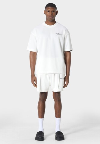 T-Shirt 'Crest' Pas De Monaco en blanc