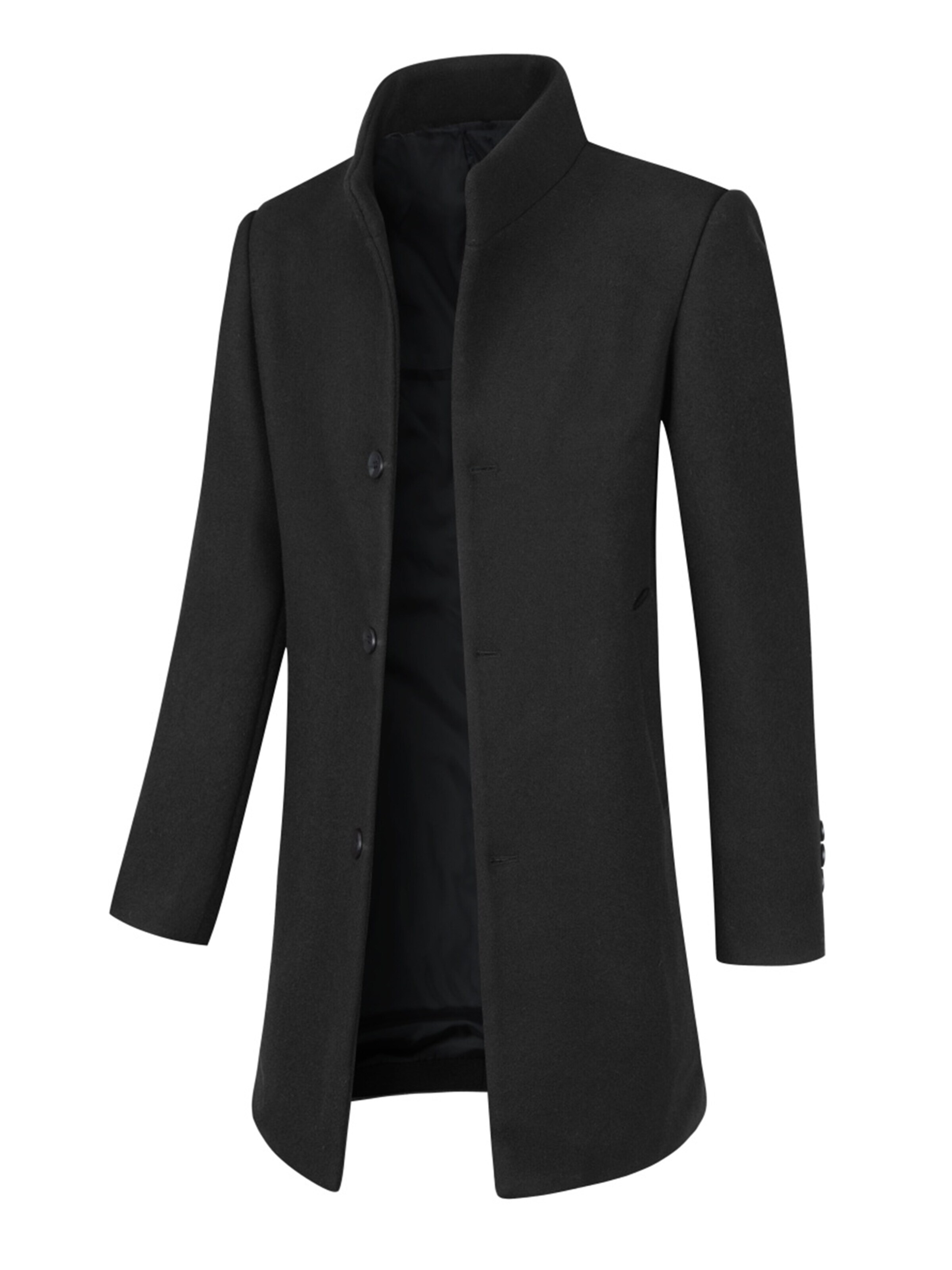 YOUTHUP Winter Coat in Black