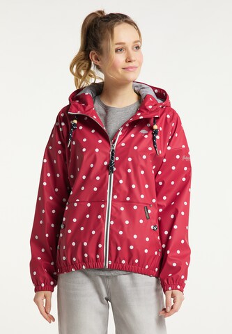 Schmuddelwedda Jacke in Rot: Vorderseite