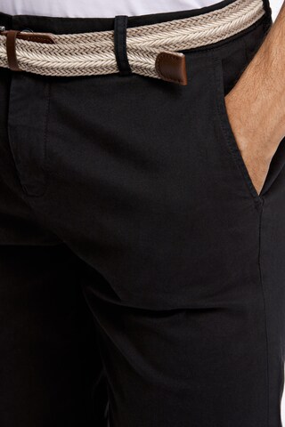Lindbergh Regular Chino Pants 'Superflex' in Black