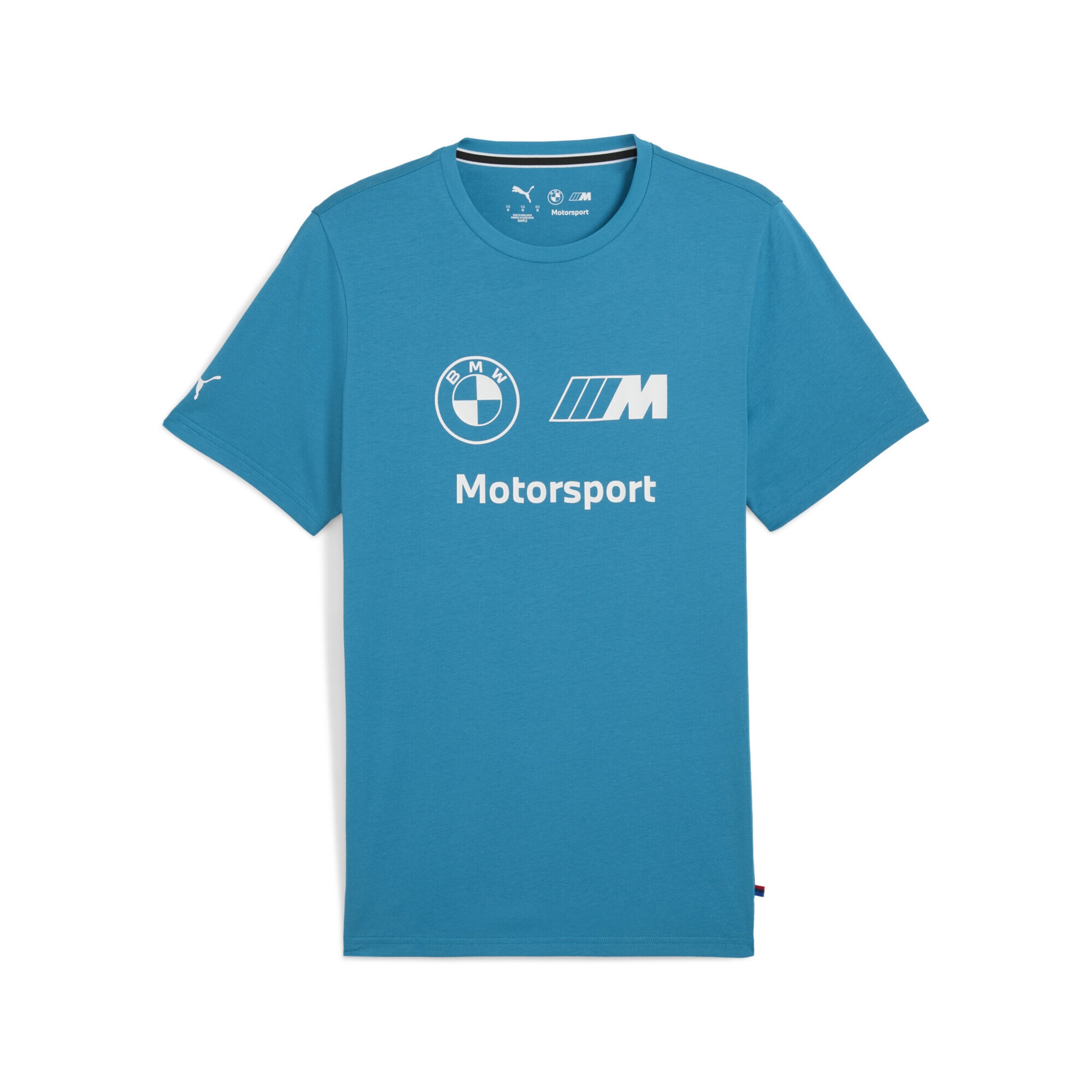 PUMA Functioneel shirt 'BMW M Motorsport Essentials' in Blauw: voorkant