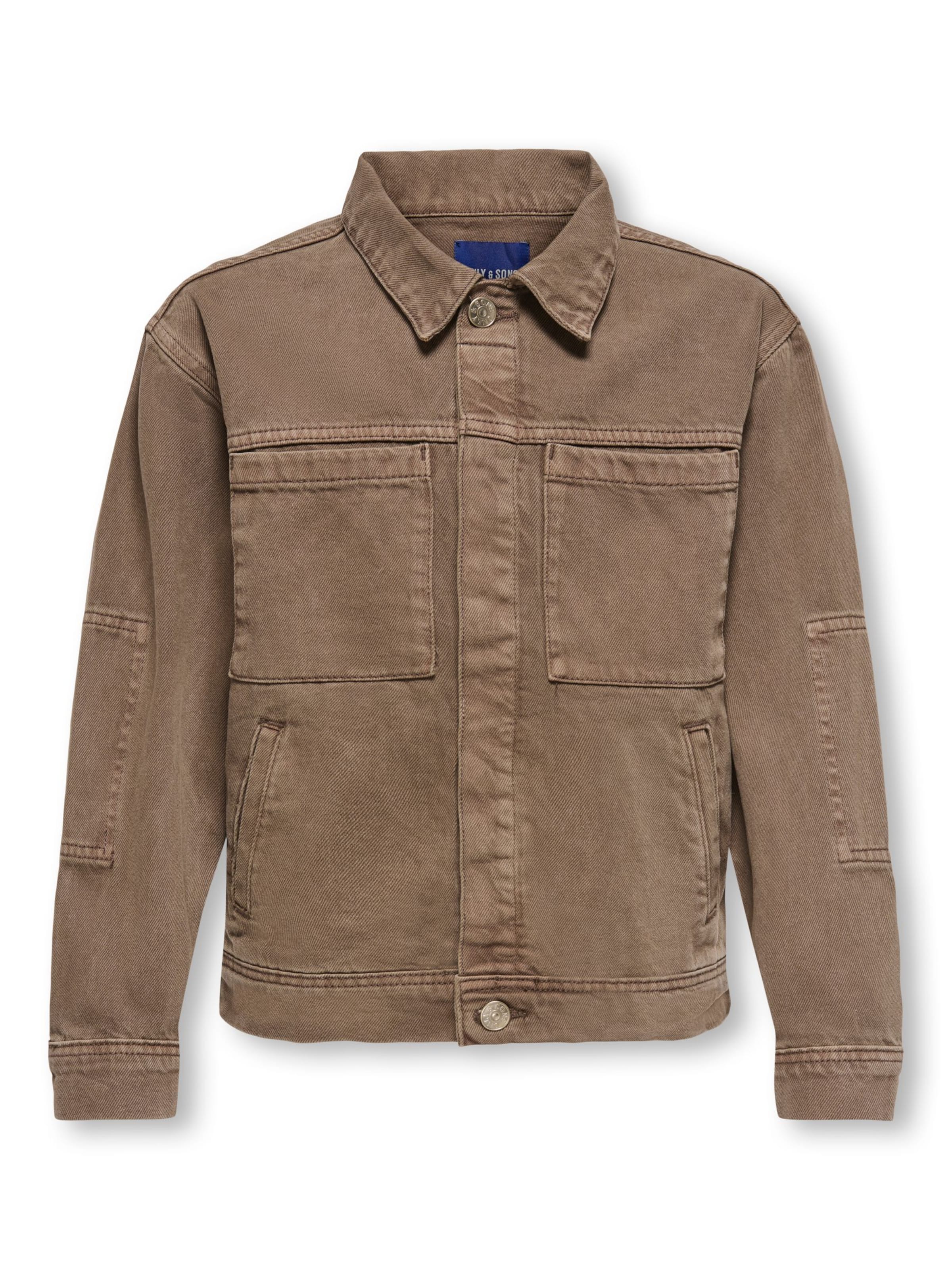 Giacca di mezza stagione 'OSJENTIRE' di Only & Sons Junior in marrone: frontale