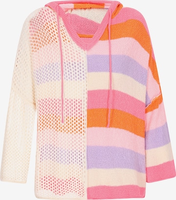 Pullover 'Back To School' di swirly in colori misti: frontale