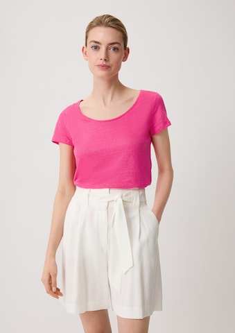 T-shirt COMMA en rose : devant