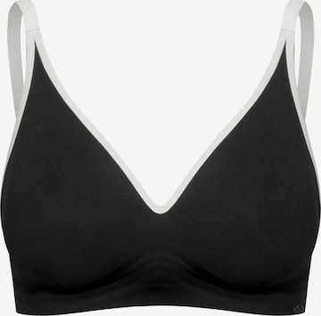 cfab (formerly creamy fabrics) Push-up BH 'Lined Comfort Push-Up BH' in Schwarz: Vorderseite