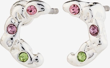 Cercei 'Catharina' de la Pilgrim pe argintiu: față