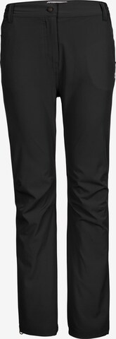 KILLTEC Regular Outdoor trousers in Black: front