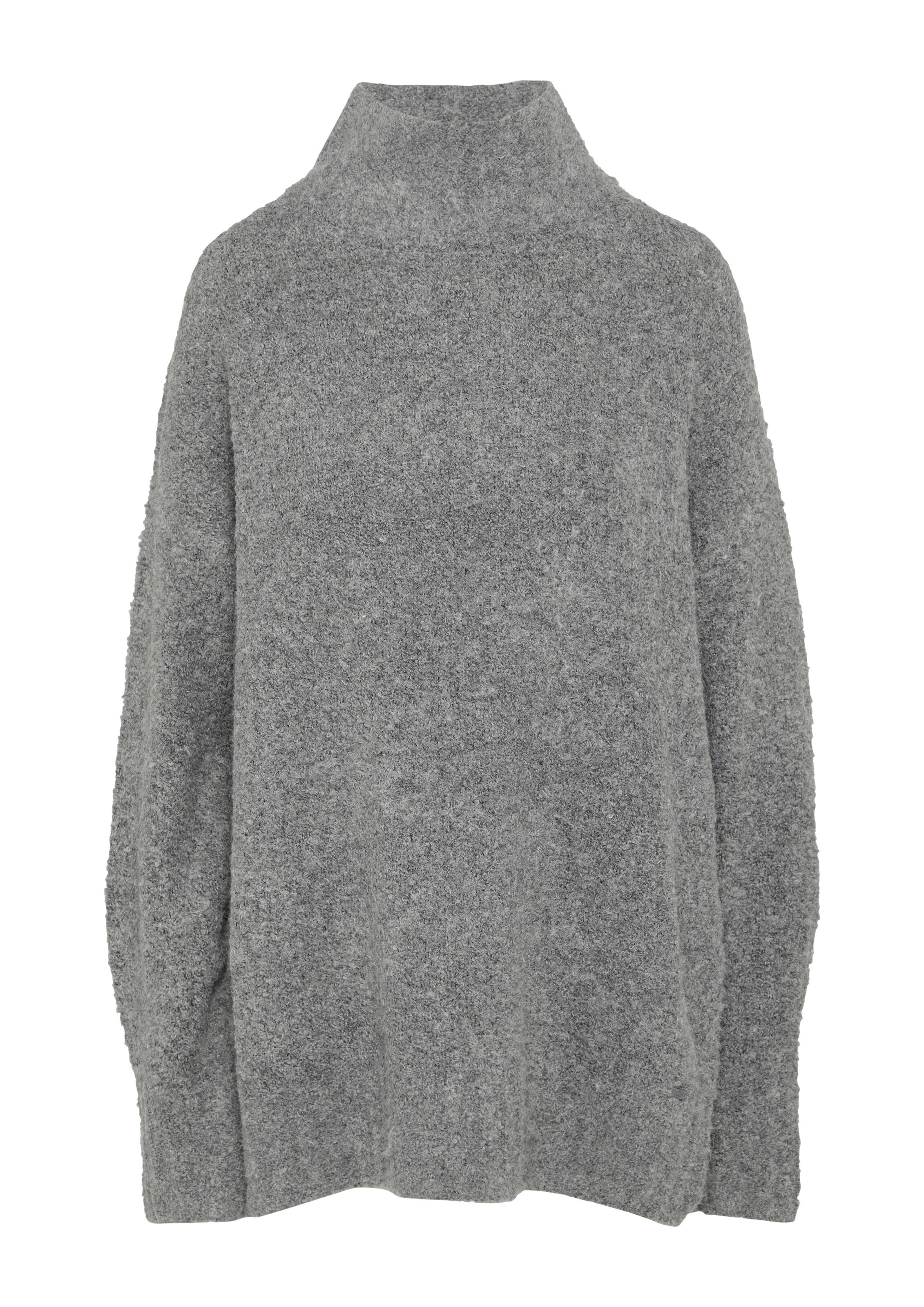 Pull-over QS en gris : devant