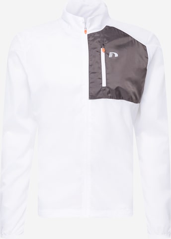 Veste de sport Newline en blanc : devant