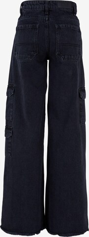 Urban Classics Wide Leg Jeans in Schwarz