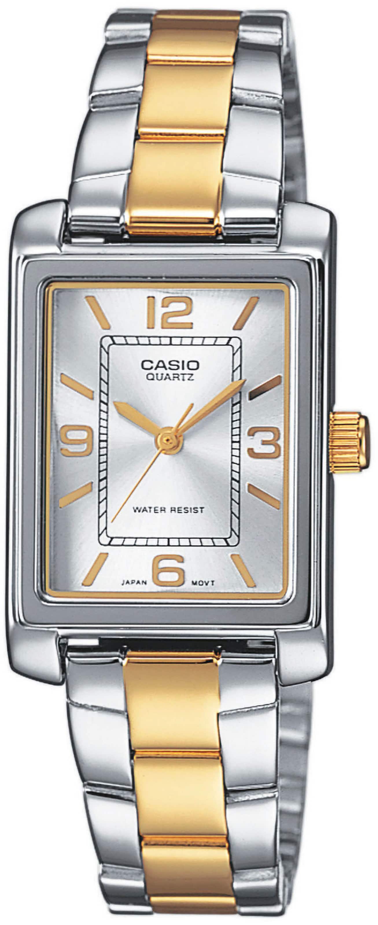 CASIO Uhr in Silber: Vorderseite