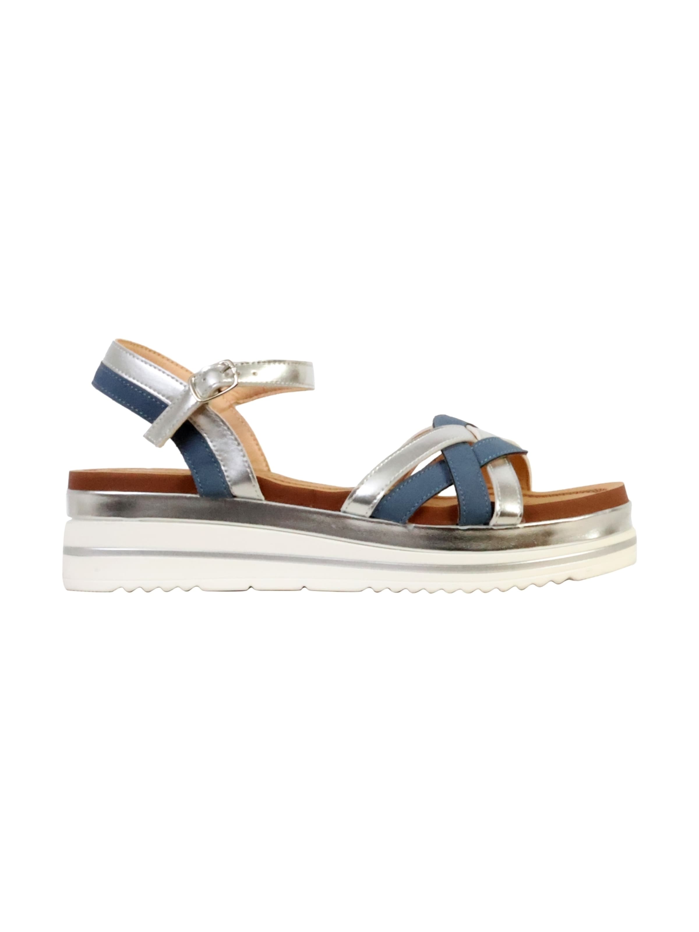 The Divine Factory Sandal in Blue