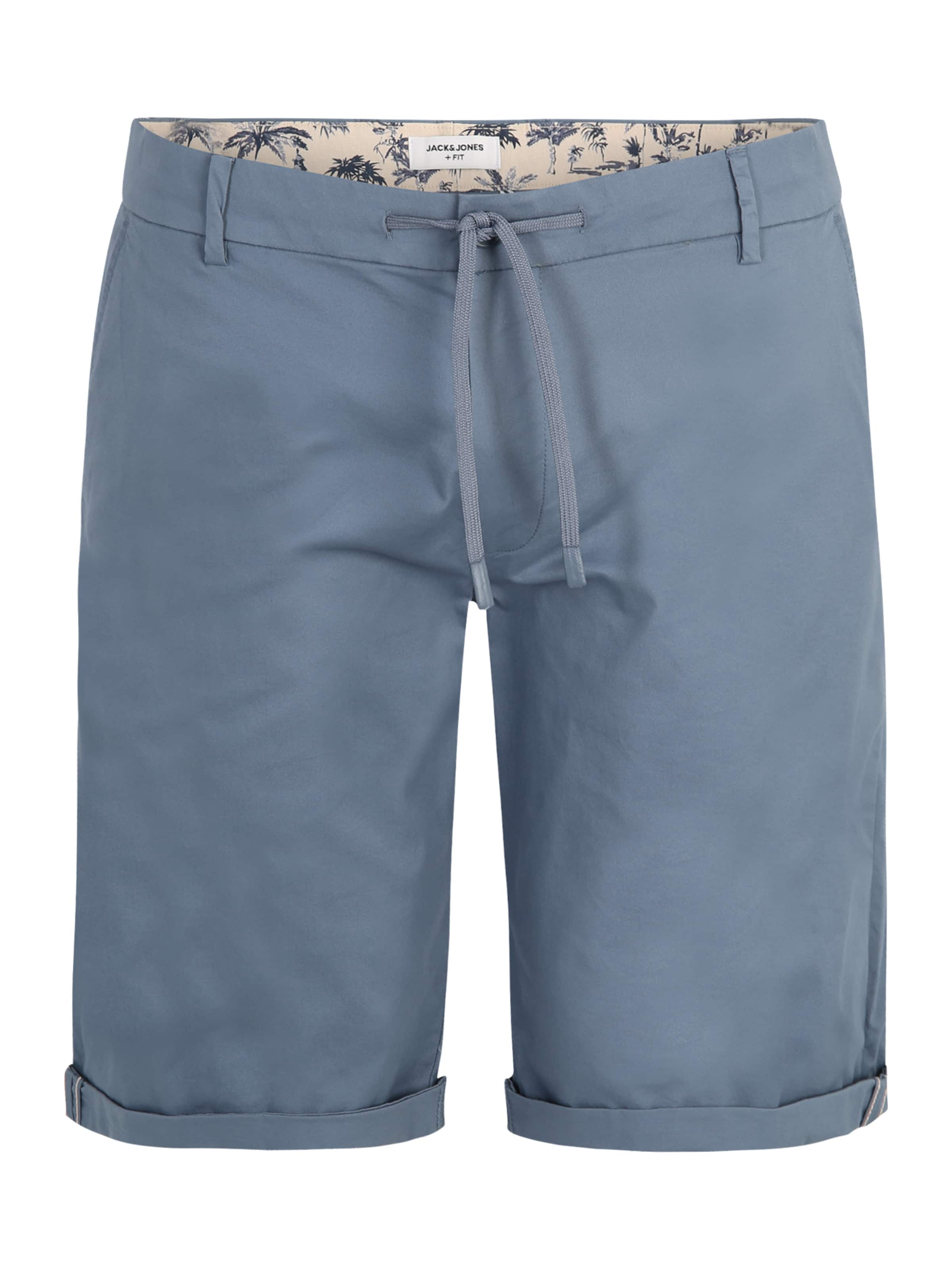 Jack & Jones Plus Štandardný strih Chino nohavice 'MARCO SUMMER' - Modrá: predná strana