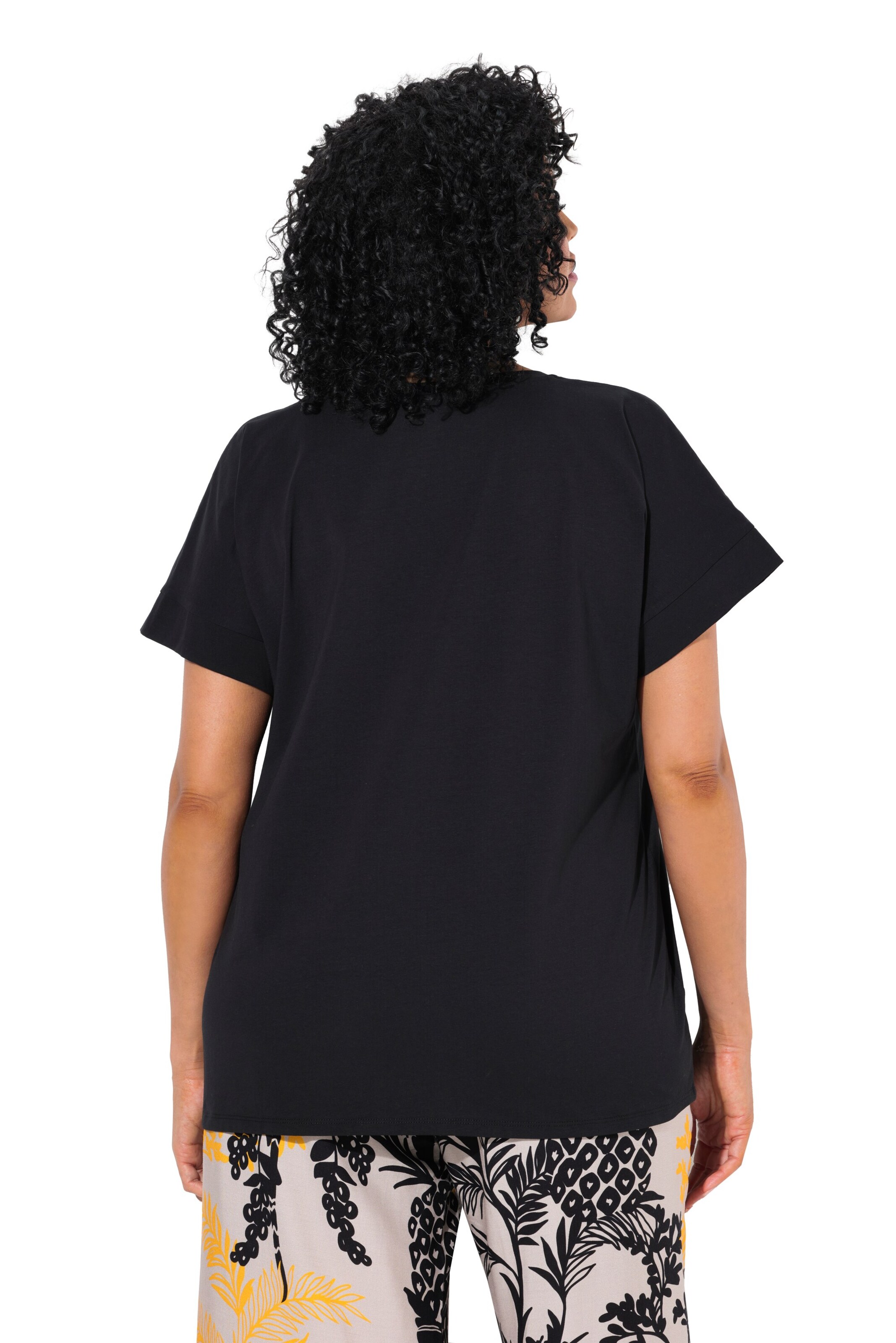 Ulla Popken Shirt in Schwarz