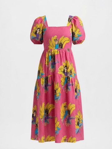 Shop Karey Kleid 'Bananita'‌‌‌ in Pink: Vorderseite