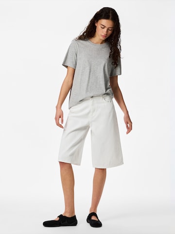 Wide Leg Jean 'PCSky' PIECES en blanc