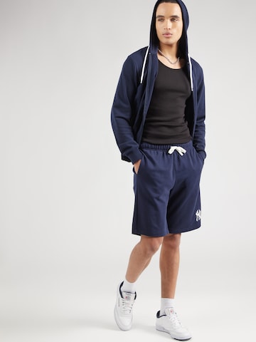 Champion Authentic Athletic Apparel Zip-Up Hoodie in Blue