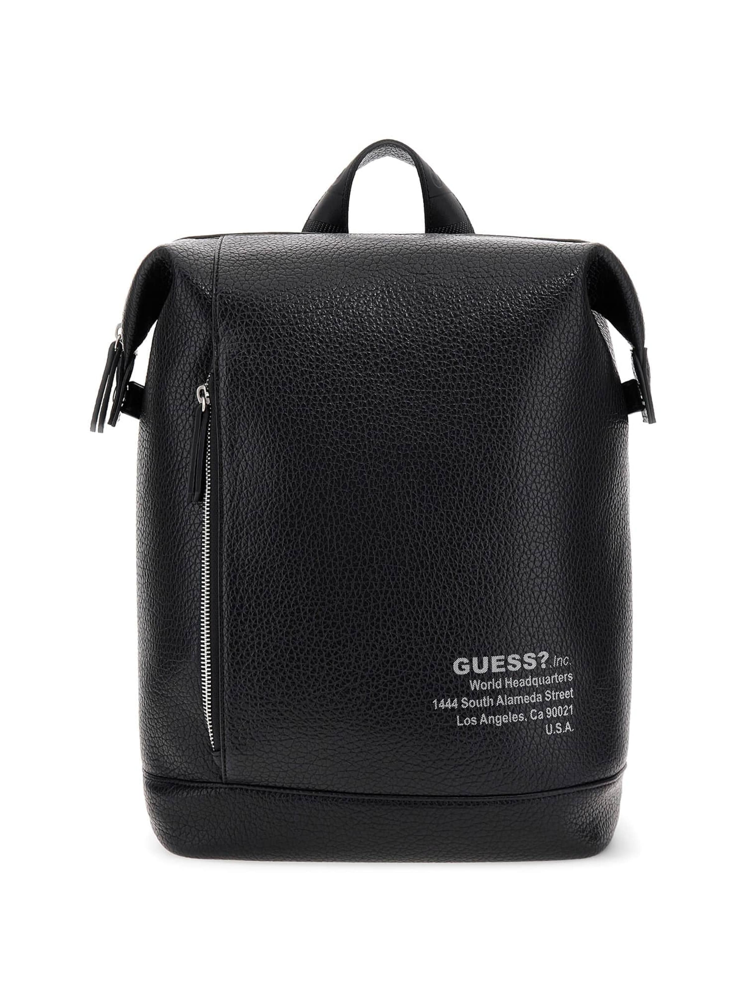 GUESS Backpack 'New York' in Black: front