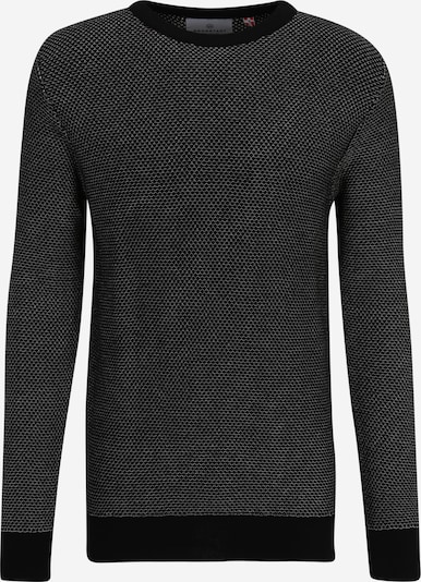 Kronstadt Pull-over 'Jameson' en noir / blanc, Vue avec produit