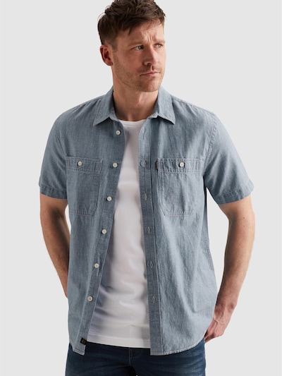 Camicia 'Shirt in cotton/linen with short sleeves' in S PME Legend di colore blu chiaro, Visualizzazione prodotti