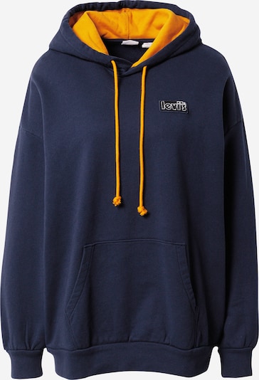 LEVI'S ® Sweat-shirt 'Prism Hoodie' en bleu foncé / jaune, Vue avec produit