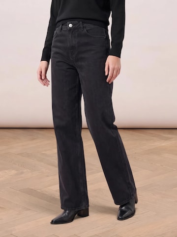 noar studios Wide Leg Jeans in Schwarz