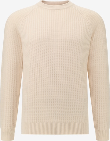 Pull-over Boggi Milano en blanc : devant