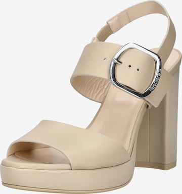 Sandalo di Nero Giardini in beige: frontale