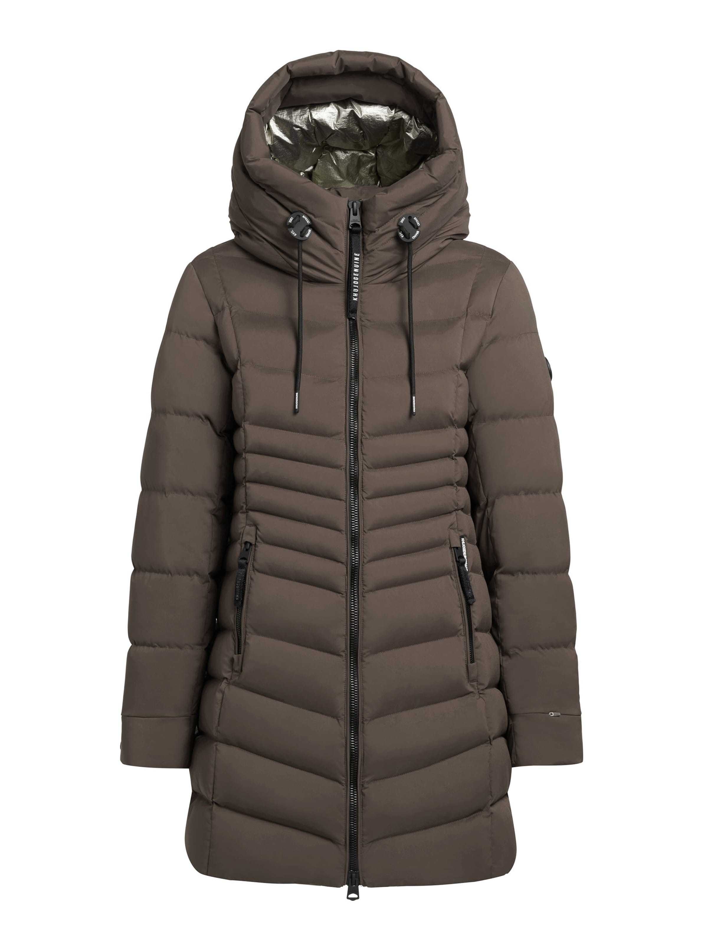 khujo Płaszcz zimowy 'Lava' w kolorze brązowy: przód