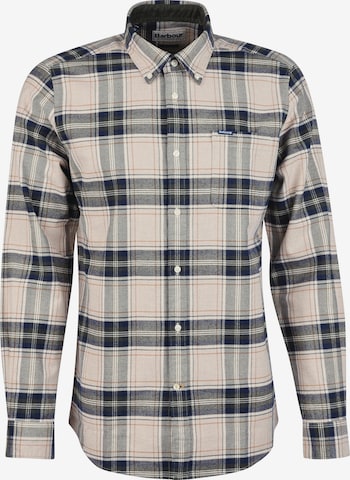 Barbour Regular fit Button Up Shirt 'Betsom' in Grey: front
