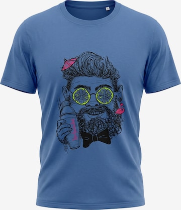 karlskopf Shirt 'BARKEEPER' in Blue: front
