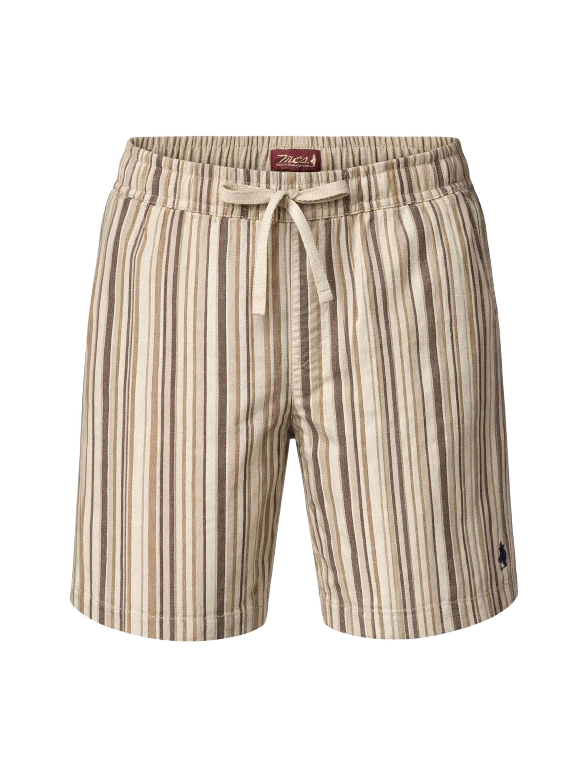 MCS Regular Broek ' MCKenai ' in Beige: voorkant