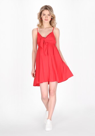 MYMO Φόρεμα 'Spring Summer' σε κόκκινο