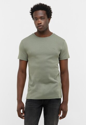 MUSTANG T-Shirt 'Style Allen' in Grün: Vorderseite