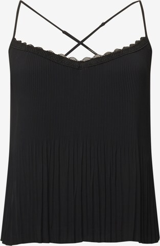 Guido Maria Kretschmer Curvy Top 'Selena' in Zwart: voorkant