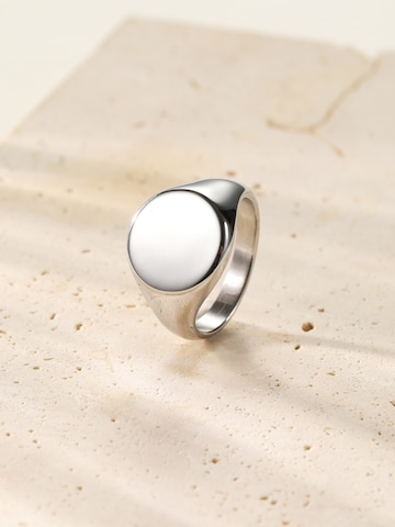 Hey Happiness Ring 'Signet' in Silver