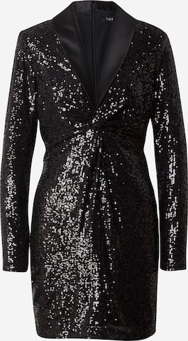 Lauren Ralph Lauren Koktejlové šaty 'DILFEYAH' – černá: přední strana