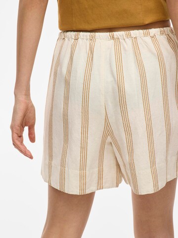 VILA Regular Broek in Beige
