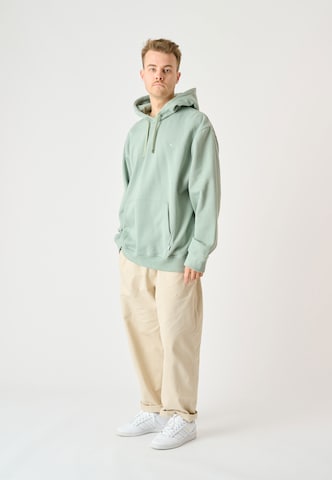 Cleptomanicx Sweater 'Embro Gull Mono' in Green