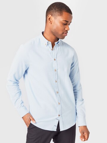 Kronstadt Regular fit Button Up Shirt 'Johan Diego' in Blue: front