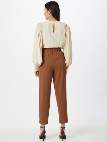 Regular Pantalon chino 'OBJCECILIE NEW' OBJECT en marron
