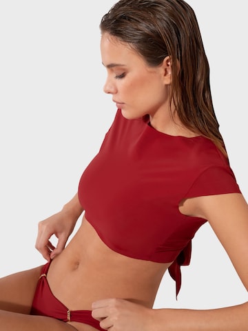 PAIN de SUCRE - Bustier Top de bikini 'Tako' en rojo